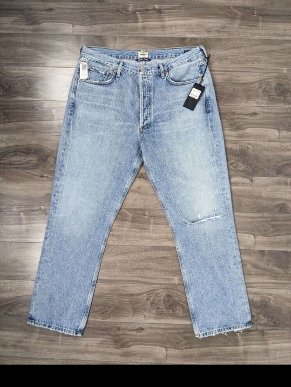 Citizens of Humanity Women's Jeans Charlotte Crop High Rise Straight Leg Size 31